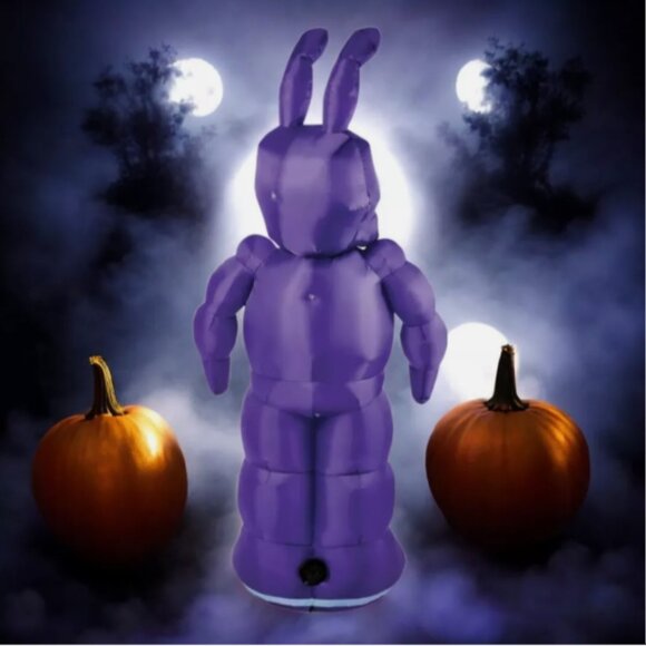 Five Nights at Freddy's Life Size Bonnie Inflatable Animated Halloween Prop FNAF - Picture 2 of 5